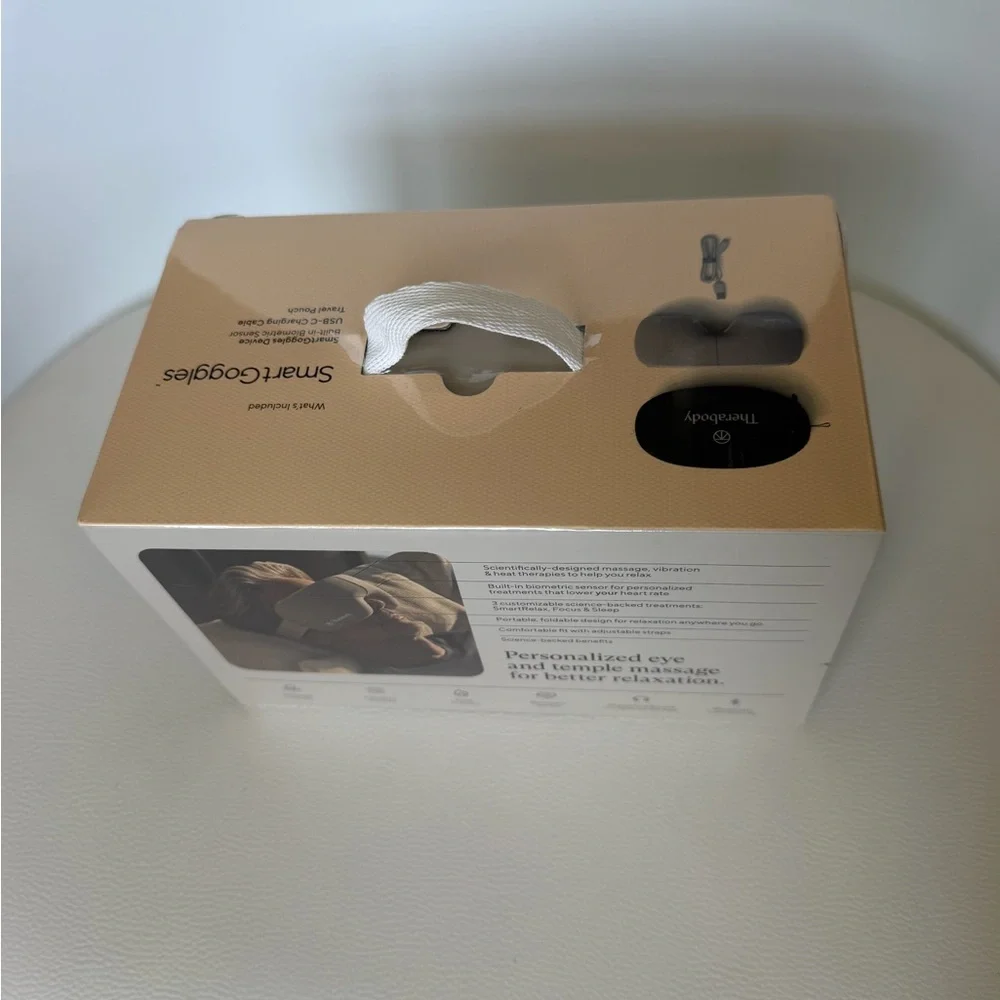 NEW Factory Sealed Therabody SmartGoggles - Smart Eye & Temple Massager